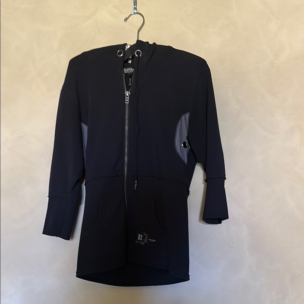 Buffalo David Bitton Black and Gray Utility Hoodie
